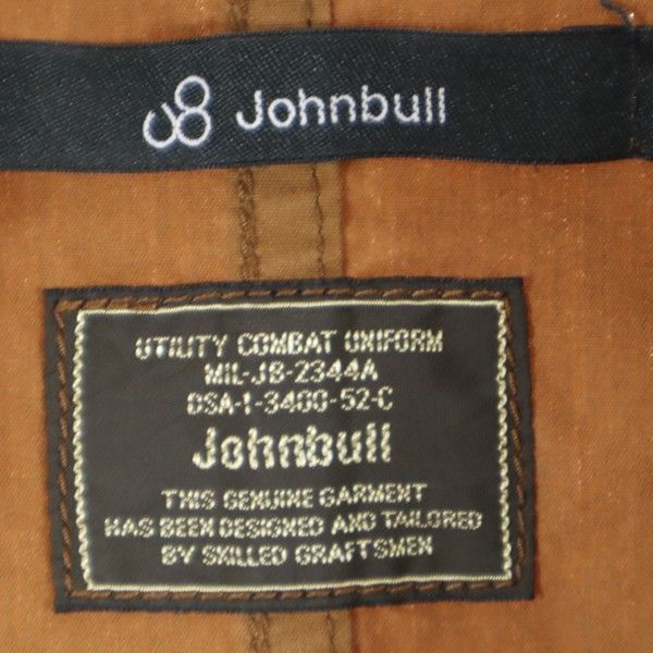 未使用 Johnbull ジョンブル ミリタリー シャツジャケット S ブラウン メンズ
