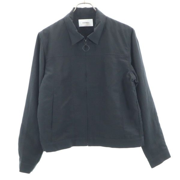 未使用 Johnbull ジョンブル エンブロイダリー ブルゾン M 黒 レーヨン メンズ