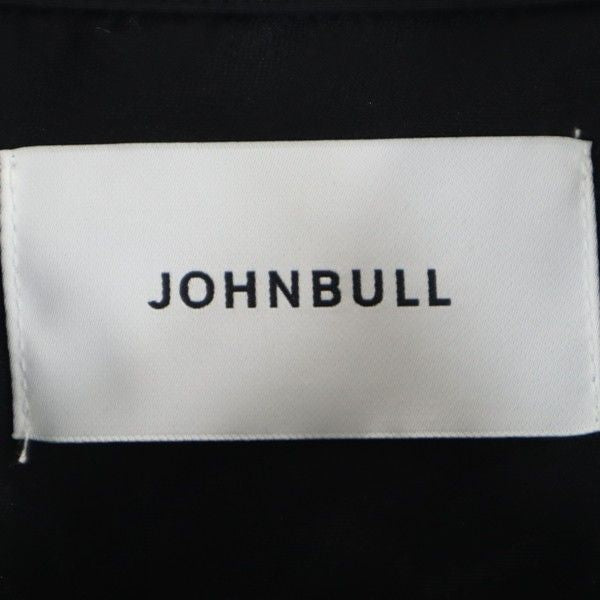 未使用 Johnbull ジョンブル エンブロイダリー ブルゾン M 黒 レーヨン メンズ