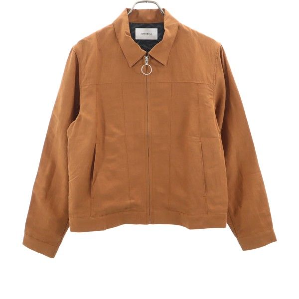 未使用 Johnbull ジョンブル 日本製 エンブロイダリー ブルゾン M ブラウン 裏地付き メンズ