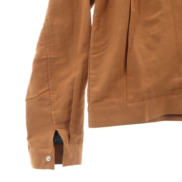 未使用 Johnbull ジョンブル 日本製 エンブロイダリー ブルゾン M ブラウン 裏地付き メンズ