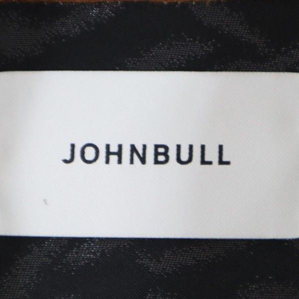 未使用 Johnbull ジョンブル 日本製 エンブロイダリー ブルゾン M ブラウン 裏地付き メンズ