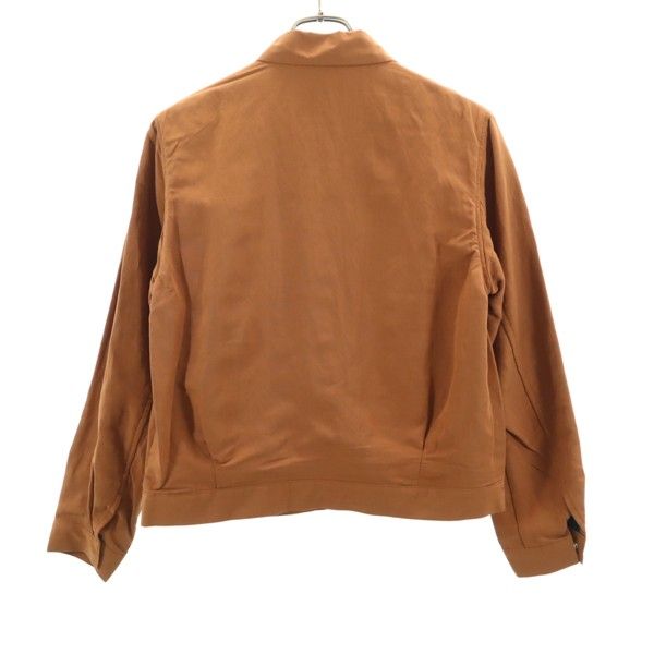 未使用 Johnbull ジョンブル 日本製 エンブロイダリー ブルゾン S ブラウン 裏地付き メンズ
