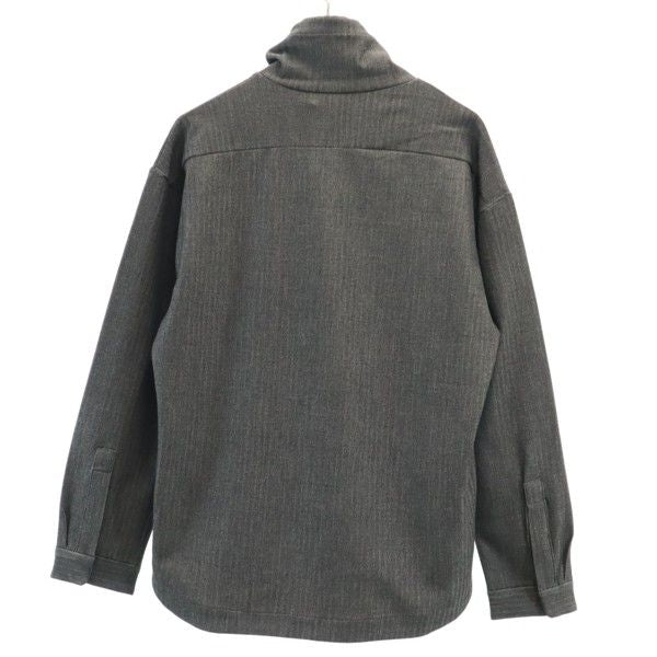 未使用 Johnbull ジョンブル 長袖 アウトラストハイネック シャツジャケット S チャコールグレー メンズ