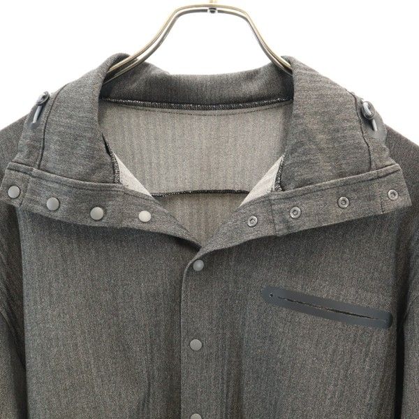 未使用 Johnbull ジョンブル 長袖 アウトラストハイネック シャツジャケット S チャコールグレー メンズ