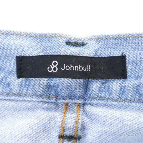 未使用 Johnbull ジョンブル オーセンティック タイト ストレートデニムパンツ W28 ジーパン ダメージ加工 メンズ