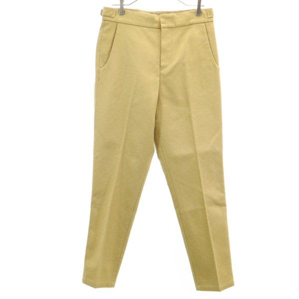 未使用 Johnbull ジョンブル ジャガード トラウザー パンツ M ベージュ ドビー メンズ