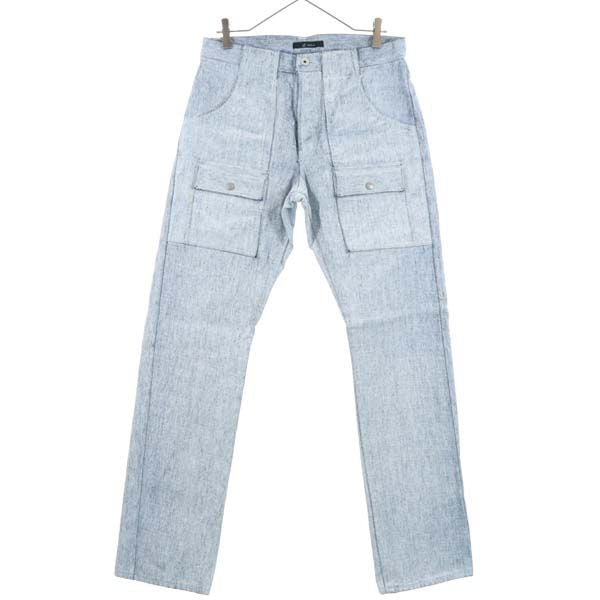 未使用 ジョンブル 日本製 ブッシュ デニムパンツ M Johnbull ジーパン ボタンフライ ワークパンツ メンズ