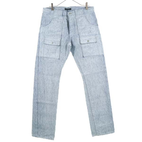 未使用 Johnbull ジョンブル 日本製 ブッシュ デニムパンツ L ジーパン ボタンフライ ワークパンツ メンズ