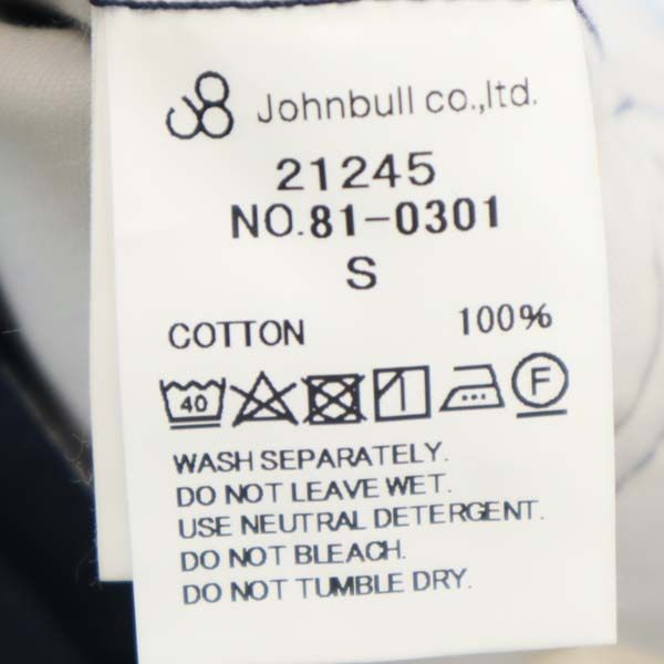 未使用 Johnbull ジョンブル ワークトラウザー パンツ S ネイビー ロングパンツ メンズ