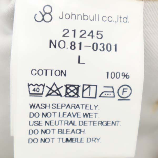 未使用 Johnbull ジョンブル ワークトラウザー パンツ L ベージュ ロングパンツ メンズ