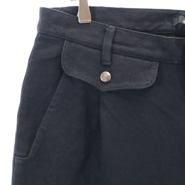 未使用 Johnbull ジョンブル ウールブレンド タック パンツ S ブラック メンズ