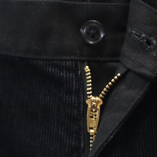 未使用 Johnbull ジョンブル スウィッチトラウザー パンツ S ブラック テーパード メンズ