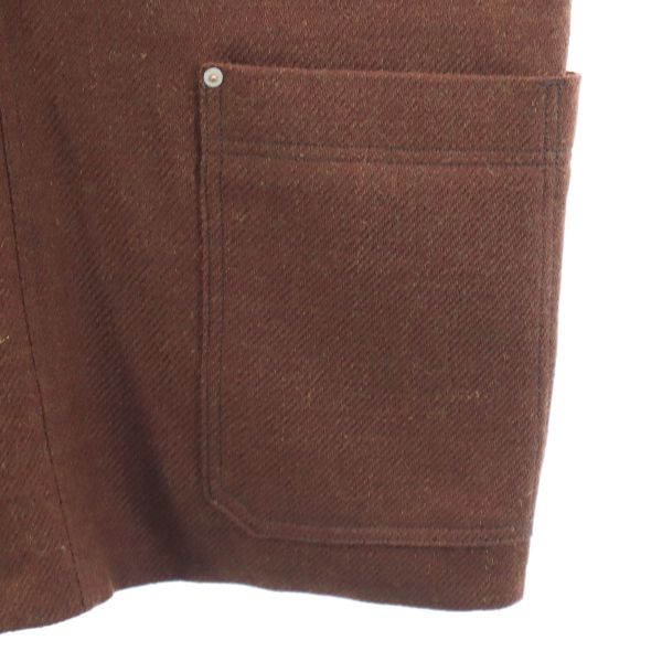 未使用 Johnbull ジョンブル ウール ツイード ベスト F ブラウン メンズ