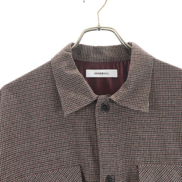 未使用 Johnbull ジョンブル 千鳥格子 シャツジャケット L メンズ