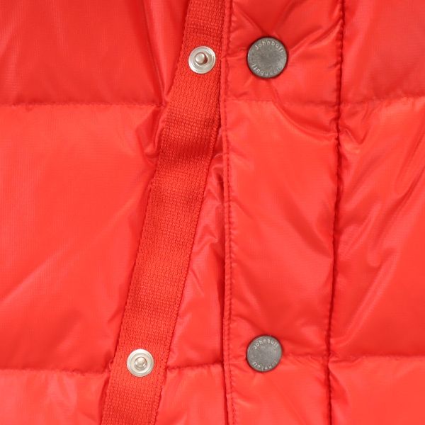 未使用 Johnbull ジョンブル デニールナイロン ルーム ダウンベスト M 赤 PERMAWARM メンズ