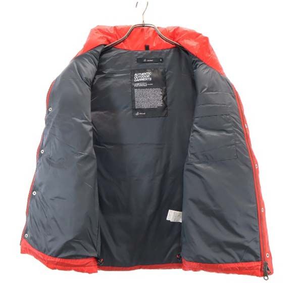 未使用 Johnbull ジョンブル デニールナイロン ルーム ダウンベスト M 赤 PERMAWARM メンズ