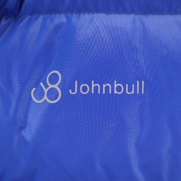 未使用 Johnbull ジョンブル デニールナイロン ルーム ダウンベスト M 青 PERMAWARM メンズ