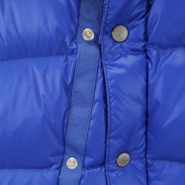 未使用 Johnbull ジョンブル デニールナイロン ルーム ダウンベスト M 青 PERMAWARM メンズ