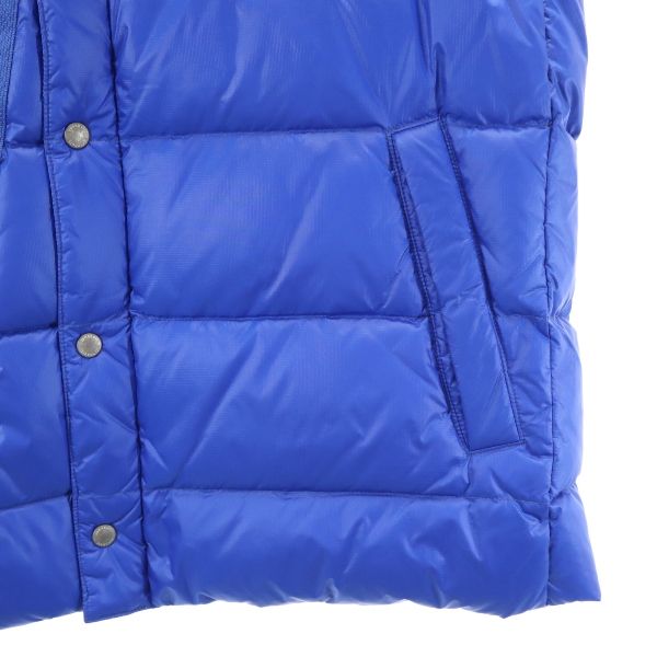 未使用 Johnbull ジョンブル デニールナイロン ルーム ダウンベスト M 青 PERMAWARM メンズ