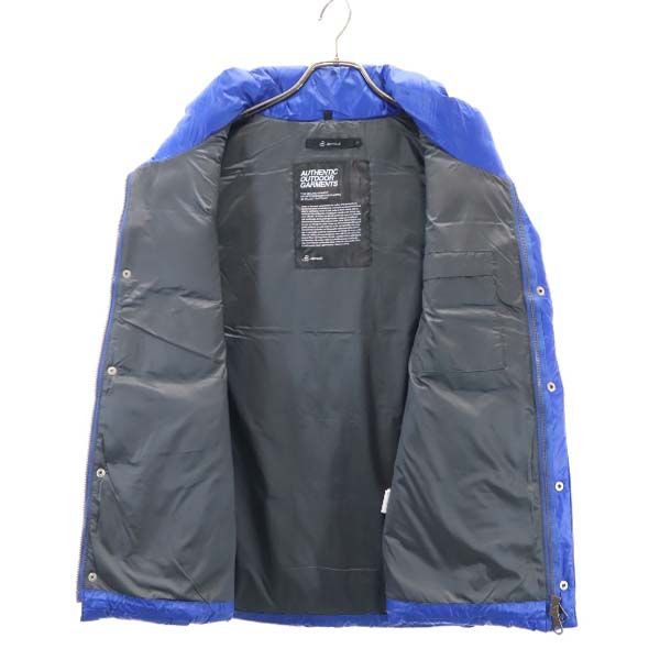 未使用 Johnbull ジョンブル デニールナイロン ルーム ダウンベスト M 青 PERMAWARM メンズ