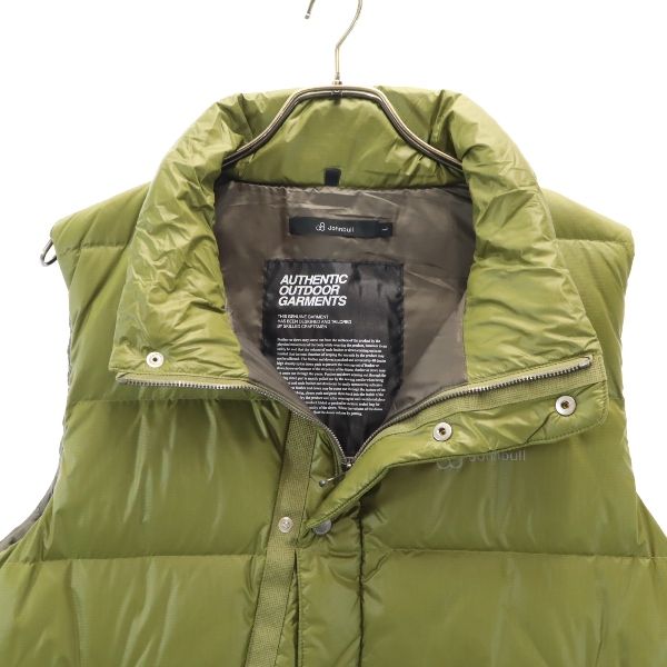 未使用 Johnbull ジョンブル デニールナイロン ルーム ダウンベスト M モスグリーン PERMAWARM メンズ