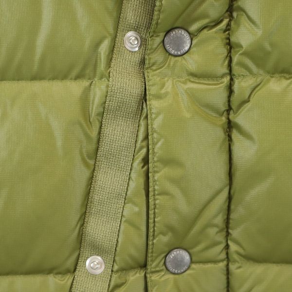 未使用 Johnbull ジョンブル デニールナイロン ルーム ダウンベスト M モスグリーン PERMAWARM メンズ
