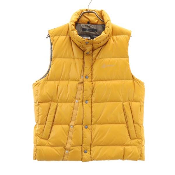 未使用 Johnbull ジョンブル デニールナイロン ルーム ダウンベスト M キャメル PERMAWARM メンズ