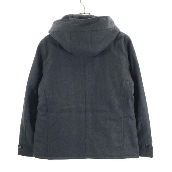 未使用 Johnbull ジョンブル ウールブレンド 中綿ジャケット S グレー フード メンズ