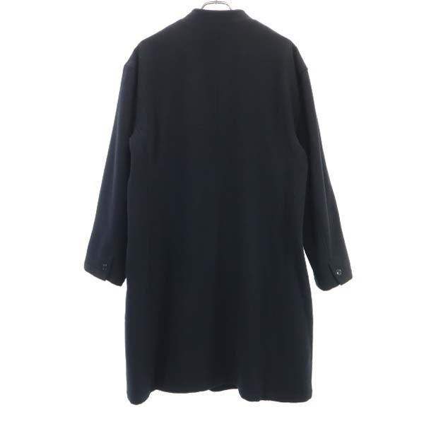 未使用 Johnbull ジョンブル ウールブレンド メルトン コート L 黒 メンズ