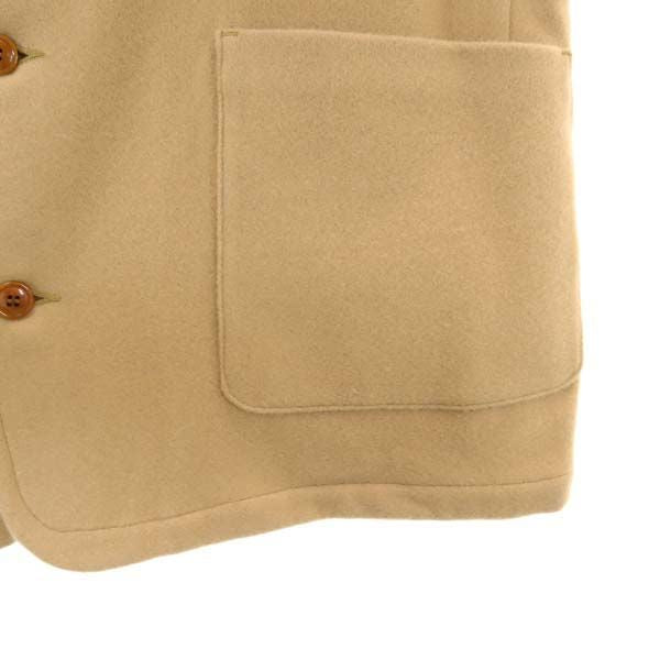 未使用 Johnbull ジョンブル ウールブレンド メルトン ジャケット L キャメル メンズ