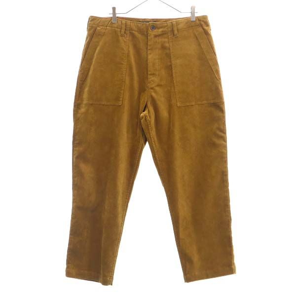 未使用 Johnbull ジョンブル スラントコーデュロベイカー パンツ S ブラウン メンズ