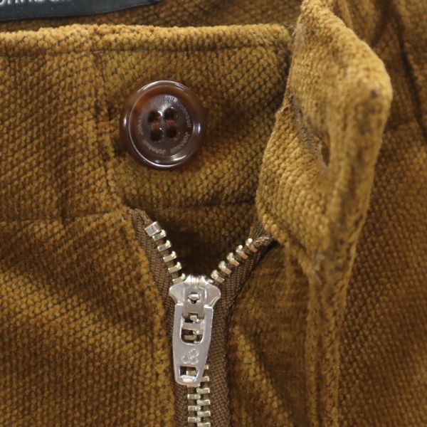 未使用 Johnbull ジョンブル スラントコーデュロベイカー パンツ S ブラウン メンズ