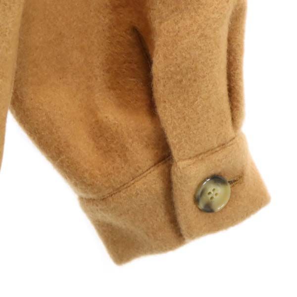 未使用 ROSE BUD ローズバッド ビッグカラー ジャケット FREE ブラウン レディース