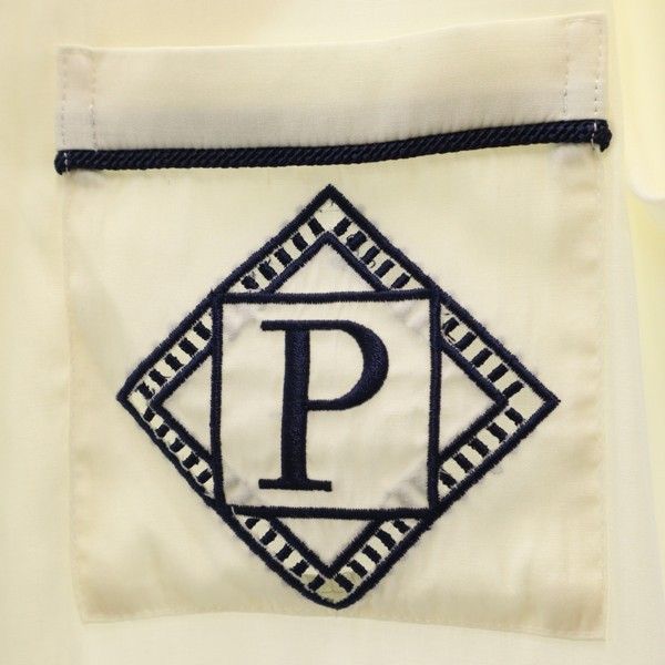 未使用 gelato pique ジェラートピケ 長袖 ルームウェア F オフホワイト パジャマ ブロードパイピングシャツ ジェラピケ レディース