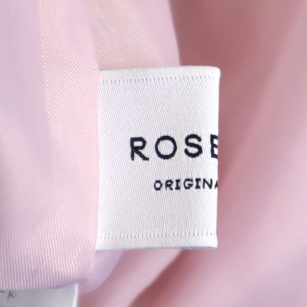 未使用 ROSE BUD ローズバッド サテン ロングスカート F ピンク ワッシャー レディース
