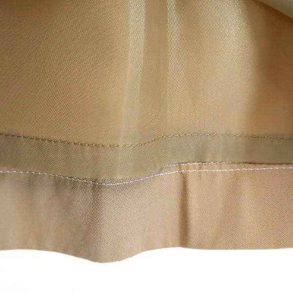 未使用 Rirandture リランドチュール ラップスカート風キュロット ショートパンツ 0 ベージュ系 バックジップ ウエストリボン レディース