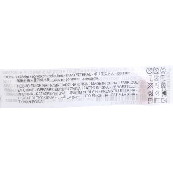 未使用 ザラ プリント ミニ丈 タイドディテール付 スカート XS 黒×赤 ZARA レディース