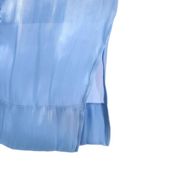 SNIDEL スナイデル ロングスカート 1 ブルー系 バックジップ レディース