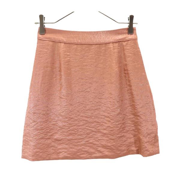 未使用 SNIDEL スナイデル ミニスカート 0 ブラウン系 バックジップ レディース