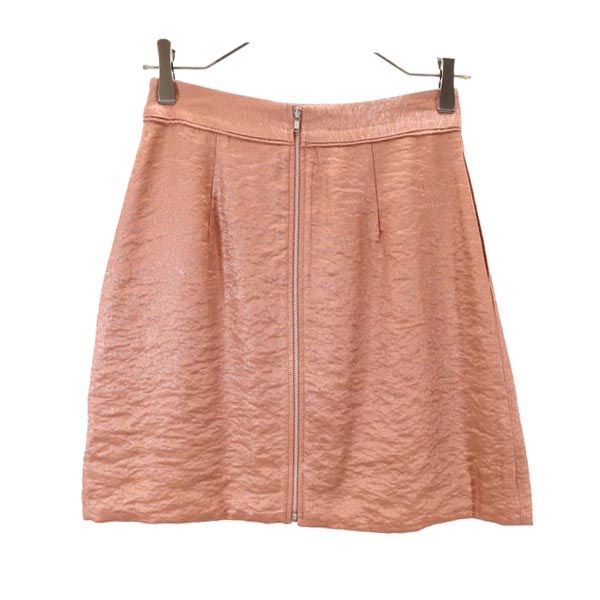 未使用 SNIDEL スナイデル ミニスカート 0 ブラウン系 バックジップ レディース