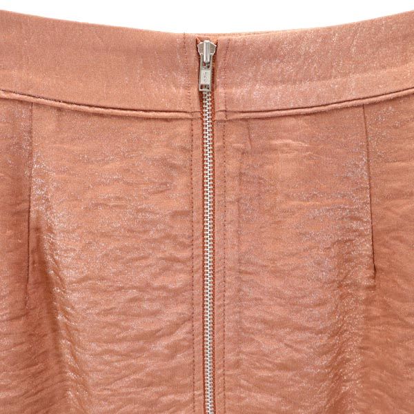 未使用 SNIDEL スナイデル ミニスカート 0 ブラウン系 バックジップ レディース