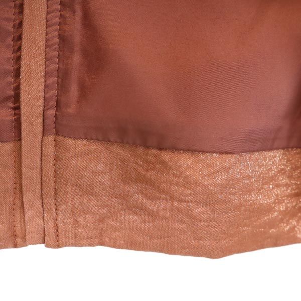 未使用 SNIDEL スナイデル ミニスカート 0 ブラウン系 バックジップ レディース