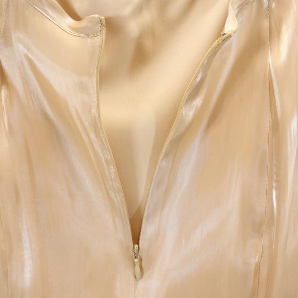 未使用 SNIDEL スナイデル ミディ丈 スカート 1 ベージュ系 バックジップ レディース