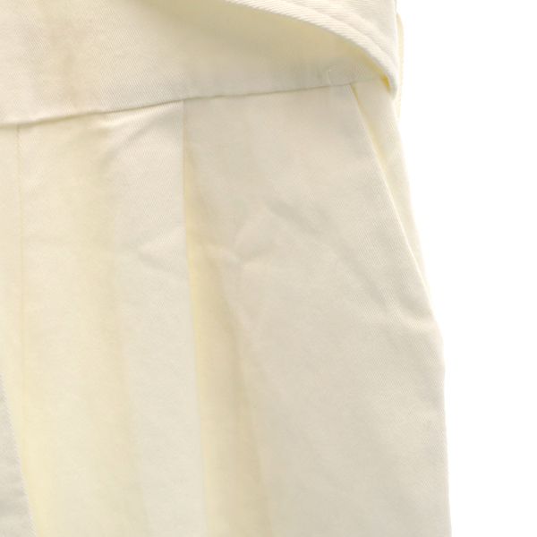 未使用 LINE&DOT ラインアンドドット サロペット S 白 ジャンプスーツ オールインワン ウエストベルト レディース