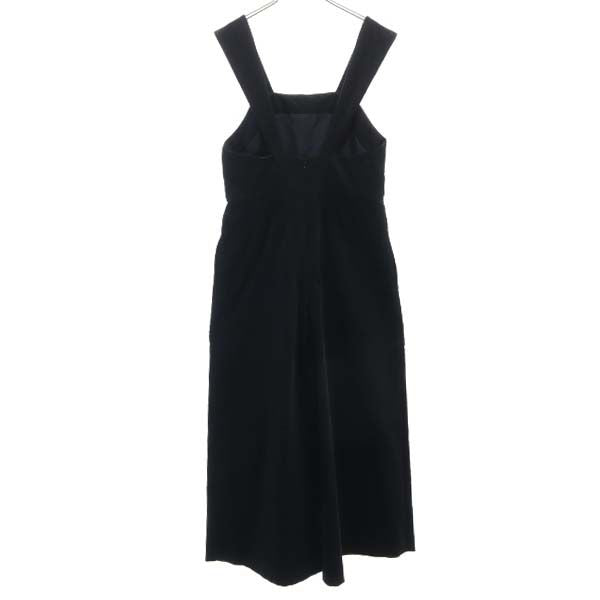 未使用 Hermaphrodite エルマフロディット 日本製 サロペット 2 黒 オーバーオール オールインワン レディース