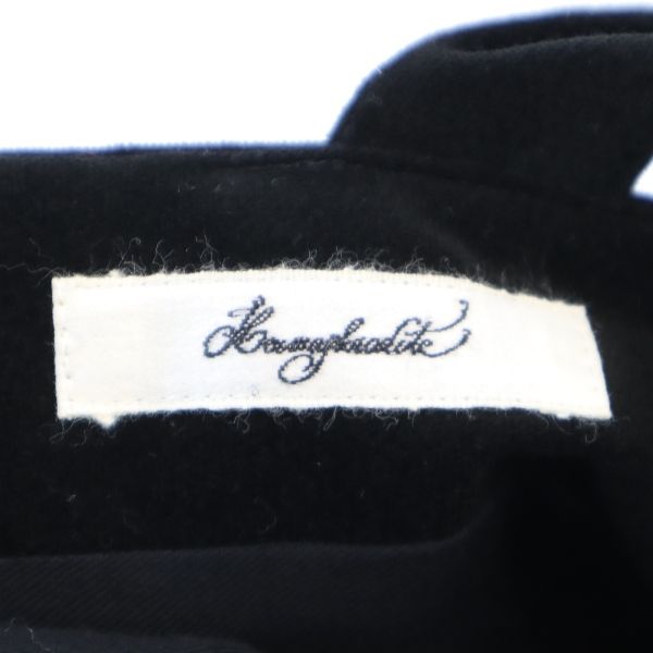 未使用 Hermaphrodite エルマフロディット 日本製 サロペット 2 黒 オーバーオール オールインワン レディース