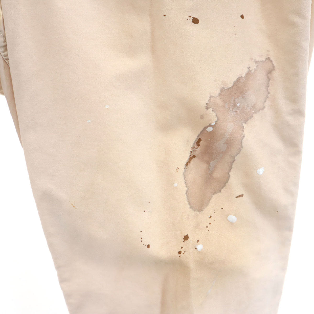 MIHARA YASUHIRO ミハラヤスヒロ 日本製 ペイント クロップドパンツ M ベージュ系 メンズ