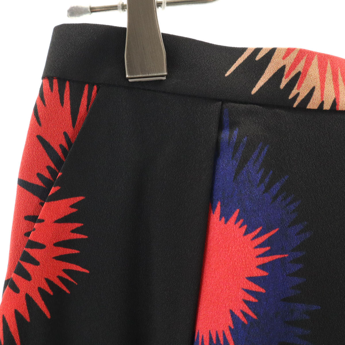 未使用 Paul Smith ポールスミス 総柄 ミモレ丈 スカート 40 ブラック系 レディース