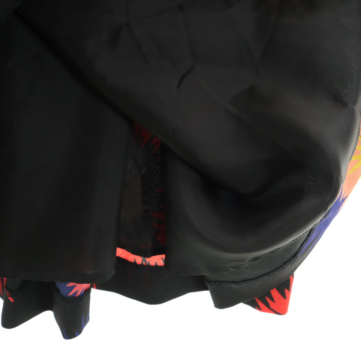 未使用 Paul Smith ポールスミス 総柄 ミモレ丈 スカート 40 ブラック系 レディース